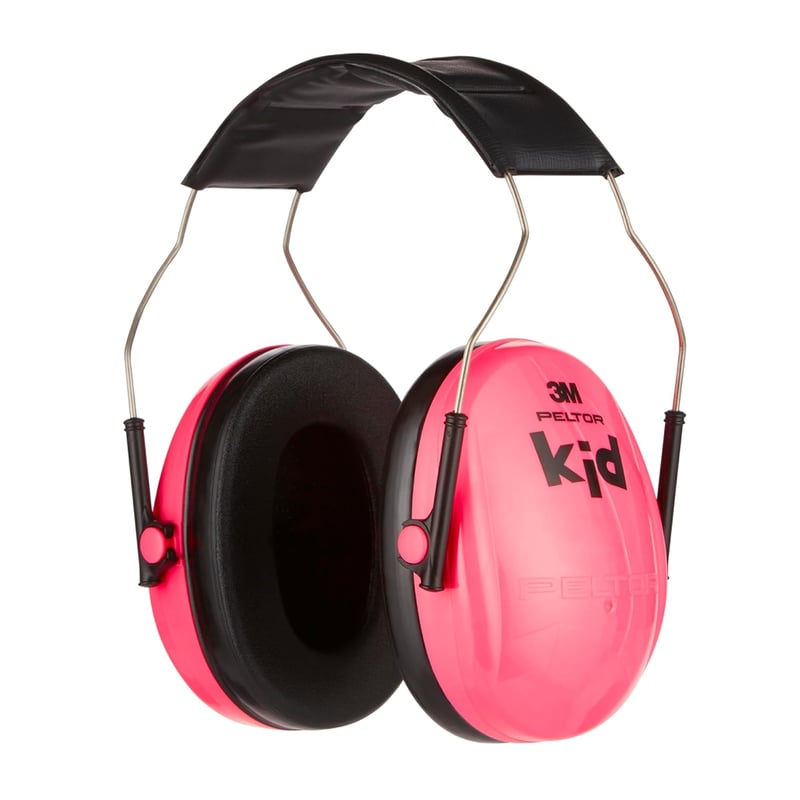3M Peltor H510AKPC1 gyermekhallásóvó fülvédő neon pink állítható fejpánttal