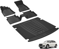 3W Audi Q5 SQ5 gumiszőnyeg és csomagtartó szőnyeg szett 2018-2023 1