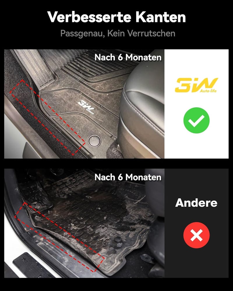 3W Audi Q5 SQ5 gumiszőnyeg és csomagtartó szőnyeg szett 2018-2023