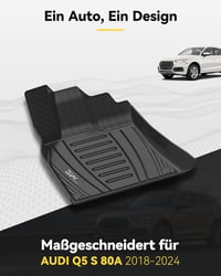 3W Audi Q5 SQ5 gumiszőnyeg és csomagtartó szőnyeg szett 2018-2023 2