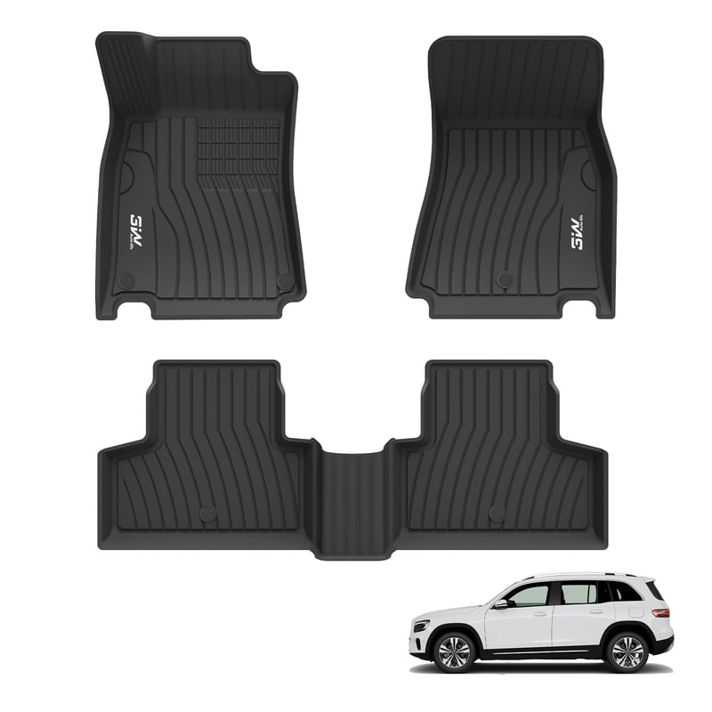 Covorașe auto 3W TPE Thorex pentru Mercedes Benz GLB X247 2020-2026 - Set covorașe auto all-weather pentru orice anotimp
