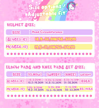 Set de protecție pentru copii cu unicorn, 4 piese – Genunchiere și cotiere pentru fete, pentru role, bicicletă, skateboard, cu geantă de transport 7