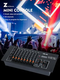 40 csatornás DMX512 DJ Kontroller Beépített Akkumulátorral Színpadi Világításhoz 2