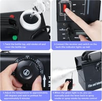 Propulsion Life Kézi Füstgép 400W Beépített Akkumulátor 21000mAh Színpad Film Parti 6