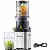 AMZCHEF Slow Juicer hidegpréses gyümölcs- és zöldségcentrifuga, 120 — alkatrésznek / bontóra: nem kapcsol be (állapot: lásd a 2. képet) 1