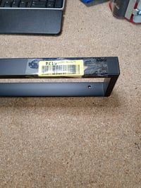 Suport pentru prosoape SAYAYO montat pe perete, negru, 70 cm, din oțel inoxidabil, pentru baie — elemente de fixare lipsă (stare: vezi poza a 2-a) 2