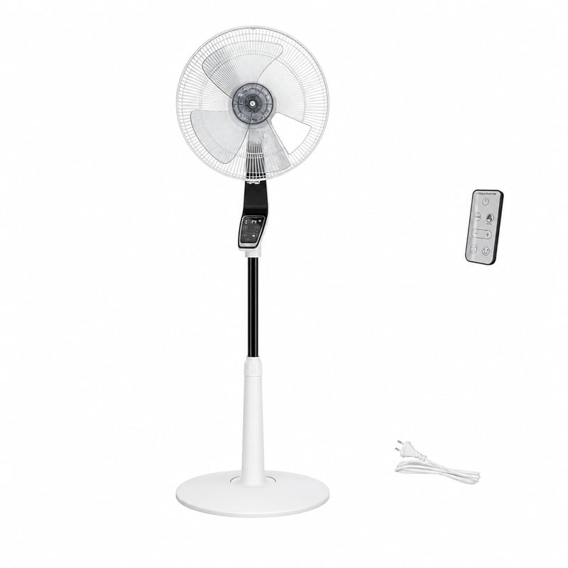 Ventilator cu picior Rowenta Turbo Silence Extreme VU5690 – funcționare silențioasă de 32 dB(A) — fără palete rupte (stare: vezi a 2-a imagine)