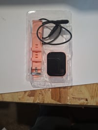 Ceas inteligent pentru copii Clleylise pentru fete, roz, cameră foto, pedometru, monitorizare somn, jocuri — defect, pentru piese (stare: vezi a 2-a poză) 2