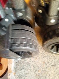 Cărucior pliabil XXL YEAUPE PRO 260L, capacitate de încărcare 250 kg, frână dublă față, extensibil — roți uzate/rupte (stare: vezi a 2-a imagine) 4