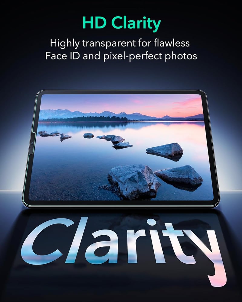 ESR iPad Pro 12,9" edzett üvegfólia (2018-2022) - Armorite, 2db, karcálló, HD-tisztaság