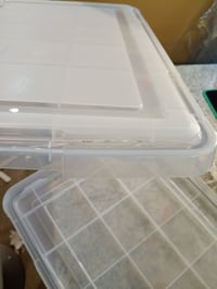 Set 4 cutii de depozitare ermetice Iris Ohyama AT-L, 50L, negru — defect, funcționalitate parțială: capac și garnitură de etanșare deteriorate (stare: vezi imaginea 2) 8