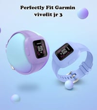 MoKo 3 db Szilikon Szíj Garmin Vivofit JR 3 Okosórához - Gyorsan Cserélhető Sport Pánt Gyerekeknek 2