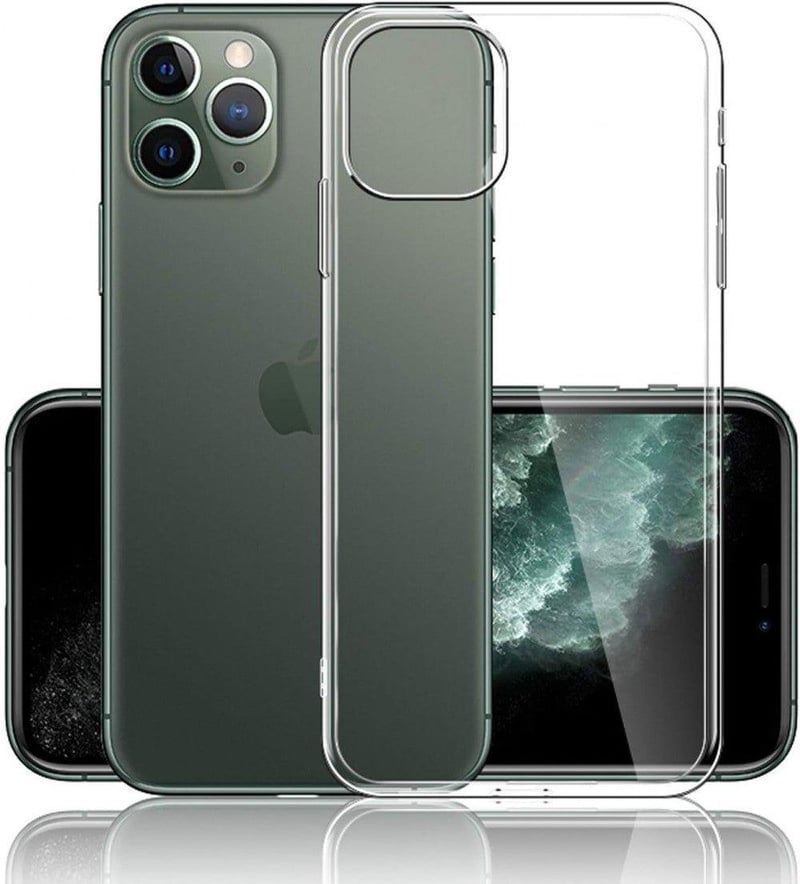 iPhone 11 Pro Max átlátszó ütésálló szilikon védőtok