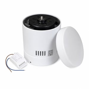 M mimotec Energy LED mennyezeti ventilátor — hibás, részben működik: nem működő LED, ferde tengely, megbontott motorház