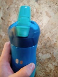 Maped Picnik Concept Kids rozsdamentes acél gyerek kulacs 430 ml kék, szívószálas — foltos szívórész (állapot: lásd a 2. képet) 3