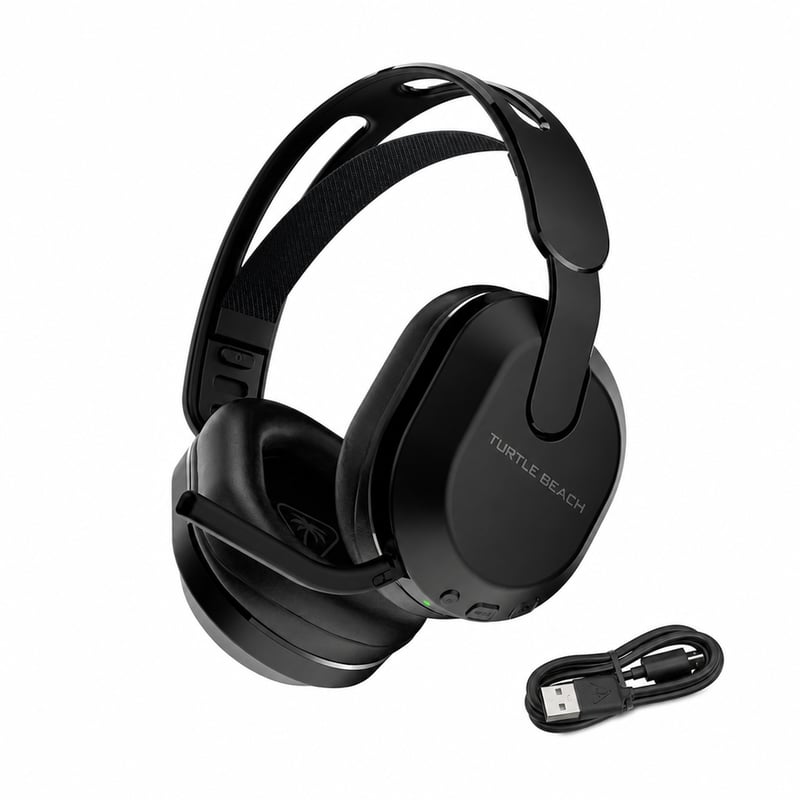 Căști gaming wireless Turtle Beach Stealth 500 pentru Xbox Series X/S, Xbox One, PC, negru — pernițe pentru urechi murdare (stare: vezi a 2-a imagine)