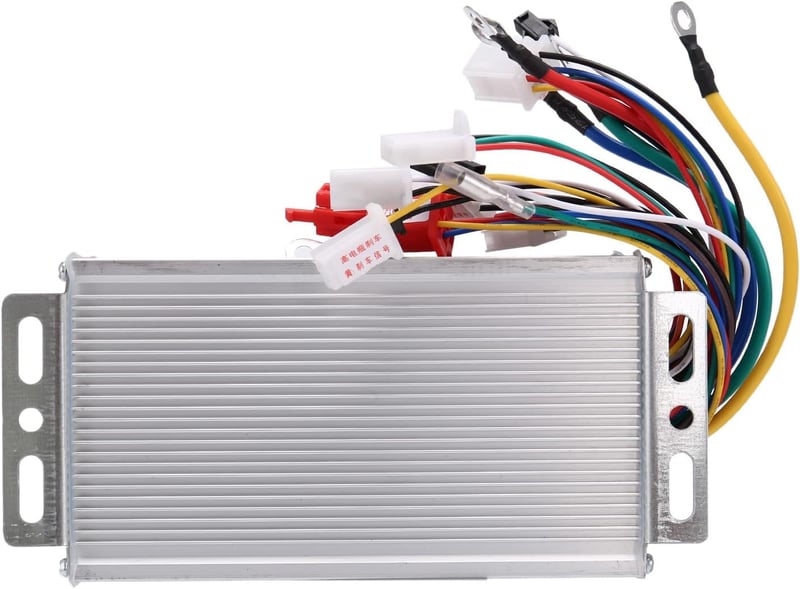 Oewnvmd 36V/48V 30A Kefe Nélküli Elektromos Kerékpár Vezérlő - 500W E-Bike és Roller Szabályozó Egység, Ezüst