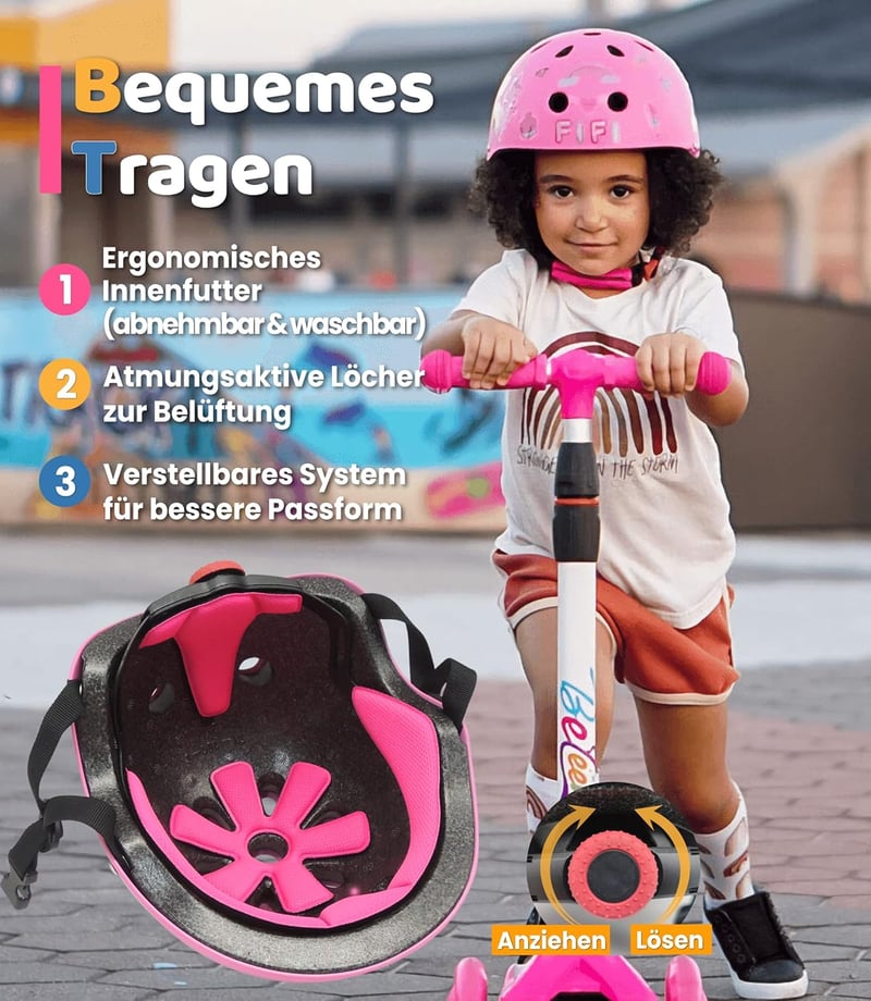 Gyerek kerékpársisak DIY matricákkal - CE tanúsított, többfunkciós védősisak