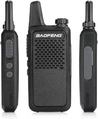 Baofeng GT-22 PMR 446 Walkie Talkie szett, 3km hatótáv, 16 csatorna, headsettel (4db) 2