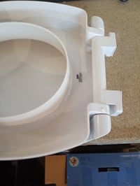 WENKO Secura Comfort L capac de toaletă cu capac, înălțător de 8 cm, alb, Duroplast antibacterian, închidere lentă, capacitate de susținere 300 kg, 37x43,5 cm 4