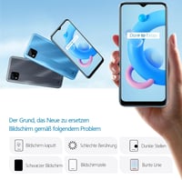 RongZy LCD Kijelző Realme C20/C11/C21 2021 RMX3231 Telefonokhoz - Érintőképernyős Digitalizáló Csereképernyő Kerettel, Szerszámokkal (Fekete 2