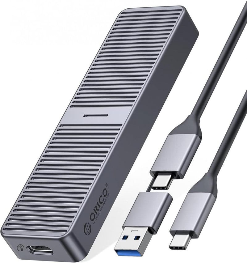 ORICO M.2 SATA SSD Ház USB-C Csatlakozóval, Alumínium, 6Gbps Sebesség