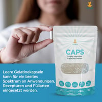 Snadi 1000 db Üres Zselatin Kapszula | 000-es Méret | Átlátszó | Gyógyszerészeti Minőségű | Vitaminokhoz és Étrend-kiegészítőkhöz 5