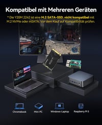 ORICO 256GB M.2 2242 SATA SSD - Belső SSD Meghajtó TLC NAND Flash, 500MB/s Olvasási és 450MB/s Írási Sebesség, Ultravékony Laptopokkal és Mi 5