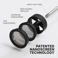 Subminimal NanoFoamer Lítium Tejhabosító | Újratölthető Kézi Barista Minőségű Tejhabosító Cappuccino és Latte Készítéséhez | 2 Sebességes Fe 8