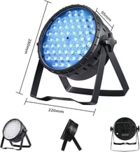 BETOPPER 54x3W RGB LED Par lámpa, DMX512 vezérléssel, 7 színű diszkófény 4