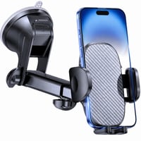 Miracase auto nosač za telefon sa snažnom vakuumskom čašicom, rotacija od 360°, za kontrolnu ploču i vjetrobransko staklo — otvoren i isproban (stanje: vidi 2. sliku) 1