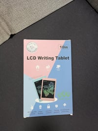 J&J 10 colos LCD rajztábla, kék - Digitális jegyzetfüzet iskolába, irodába 4