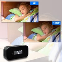 IGZYZ 4K WiFi Rejtett Kamera Óra - Éjjellátó, Mozgásérzékelő, 120° Látószög 2