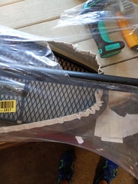 Žehliaca doska Brabantia Titan Oval D 135x45 cm, teplovzdorná — Poťah na spodnej strane dosky je roztrhnutý (stav: viď 2. obrázok) 3