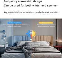 Revneey LED Mennyezeti Ventilátor Lámpával, 72W Szabályozható (3000-6000K), Csendes, Irányváltható, 8 Fejes (90x15cm), Fehér, Nappali, Háló, 5