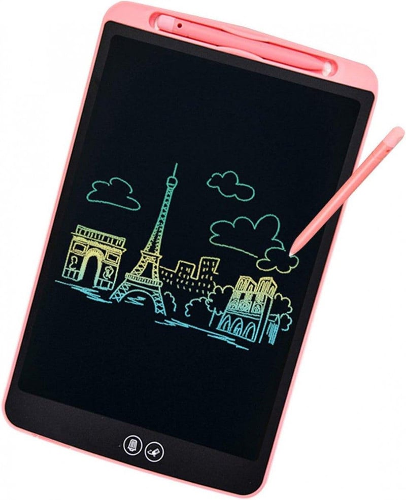 Rózsaszín 8.5" LCD Írótábla Színes Kijelzővel