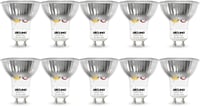 DiCUNO GU10 LED Izzó 5W - Hideg Fehér 6000K, 430lm, 120° Szórási Szög, 50W Halogén Helyettesítő, Energiatakarékos MR16 Spotlámpa, Beltéri Ha 1