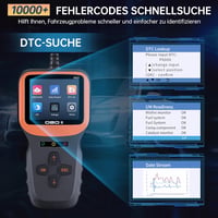 BGFOX V317 OBD2 autódiagnosztikai készülék színes LCD kijelzővel 5