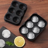 Szilikon jégkocka készítő szett - XXL gömb és kocka formák 6