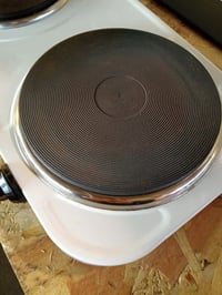 Tristar KP-6245 dupla elektromos főzőlap, 15,5 és 18,5 cm, 5 fokozat, 2500 W, fehér, használt 3
