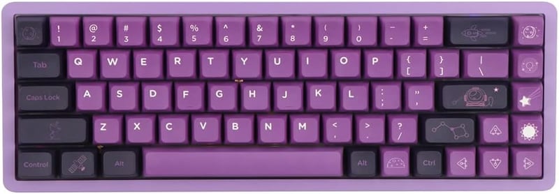 EPOMAKER Űrutazás MDA PBT Keycap Szett 147 Gombos ISO Mechanikus Billentyűzethez