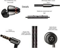 1More Dual Driver Fülhallgató - Könnyű In-Ear Fejhallgató Kettős Meghajtóval, Mély Basszussal, Beépített Mikrofonnal, 18,5g 6