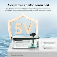 Minthouz 2,5L-es LED-es automata kutyaitatókút macskáknak is, szénszűrővel 9