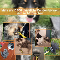 PetCay Prémium Aljszőrzet Kefe - Csomóbontó Kutyáknak és Macskáknak Közepes és Hosszú Szőrre - Allergiavédelem, Gyors Szőrtelenítés 7