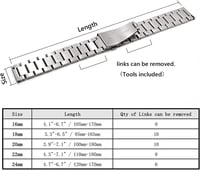 Berfine Ezüst Gyorskioldós Óraszíj 20mm - Rozsdamentes Acél Unisex 4