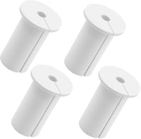 NIYATA 4 db Fehér Fali Átvezető Készlet Starlink Kábelkezeléshez, Ethernet Adapter és Router Kábelekhez, 2,5 cm-es Falnyíláshoz - White 1