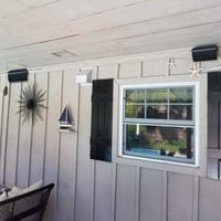 Herdio 5.25" Bluetooth Vízálló Kültéri Hangszóró - 200W Sztereó Hangzás, Beltéri-Kültéri Használat, Forgatható Fali Konzol, Fekete 2