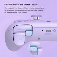 8bitdo Ultimate 2C Vezeték Nélküli Kontroller Windows PC és Android Eszközökhöz - 1000 Hz, Hall-Effekt Joystick, Programozható Gombok, Turbó 3