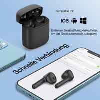 Bluetooth 5.3 Fülhallgató: HiFi Hangzás, 42 Órás Üzemidő, IPX8 Vízálló, iOS/Android 4