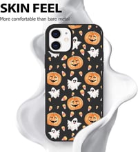 iPhone 12/12 Pro Halloween Védőtok - Tökfejes Mintával 3